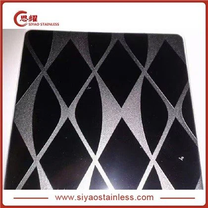 Ukrasne ploče od nehrđajućeg čelika br. 8 sa zrcalnom završnom obradom